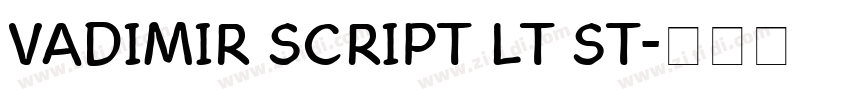 Vadimir Script LT St字体转换